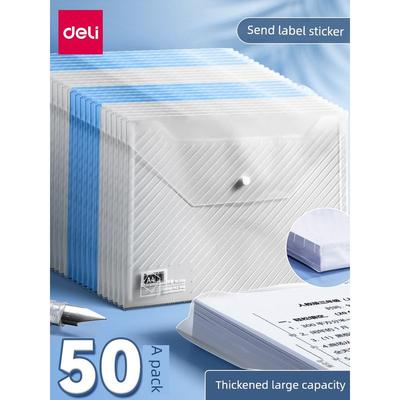 Deli Test Paper Office Supplies Thickened Document Pouch