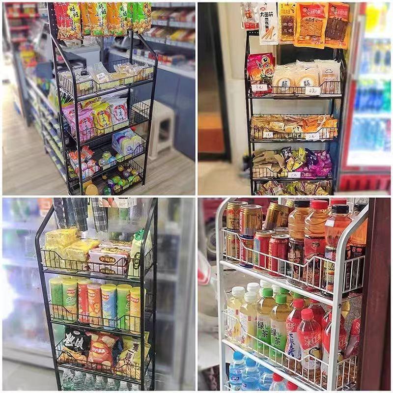 Convenience Store Display Rack for Snacks, Medicine, Beverages, Toys, and Checkout Counter