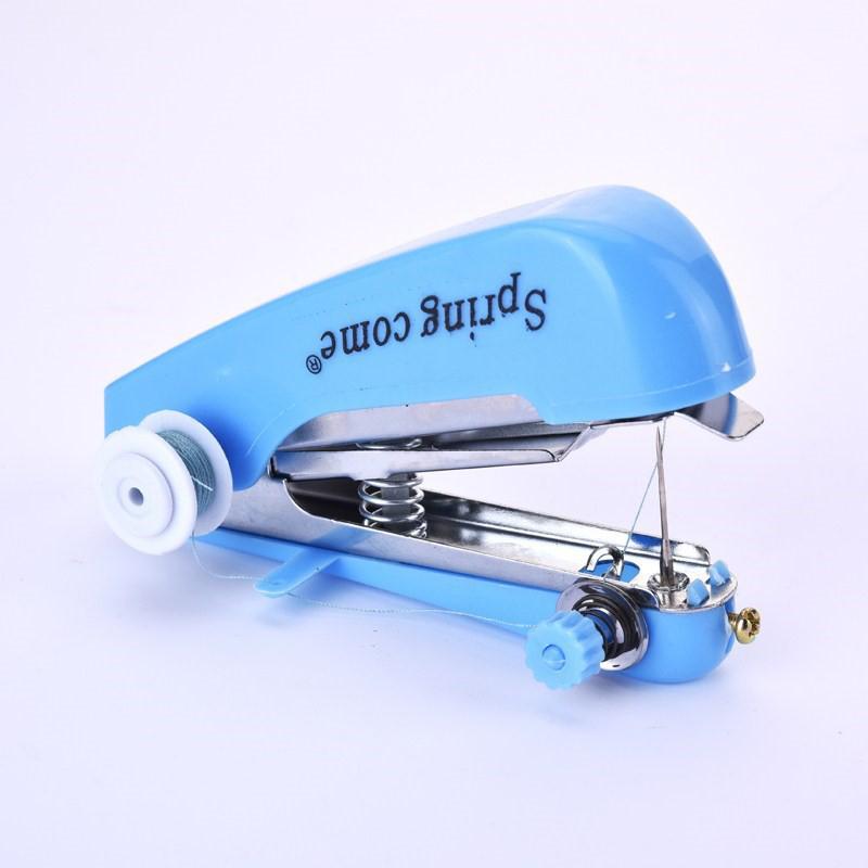 Random Color Mini Sewing Machines Needlework Hand-Held Clothes Sewing Tools