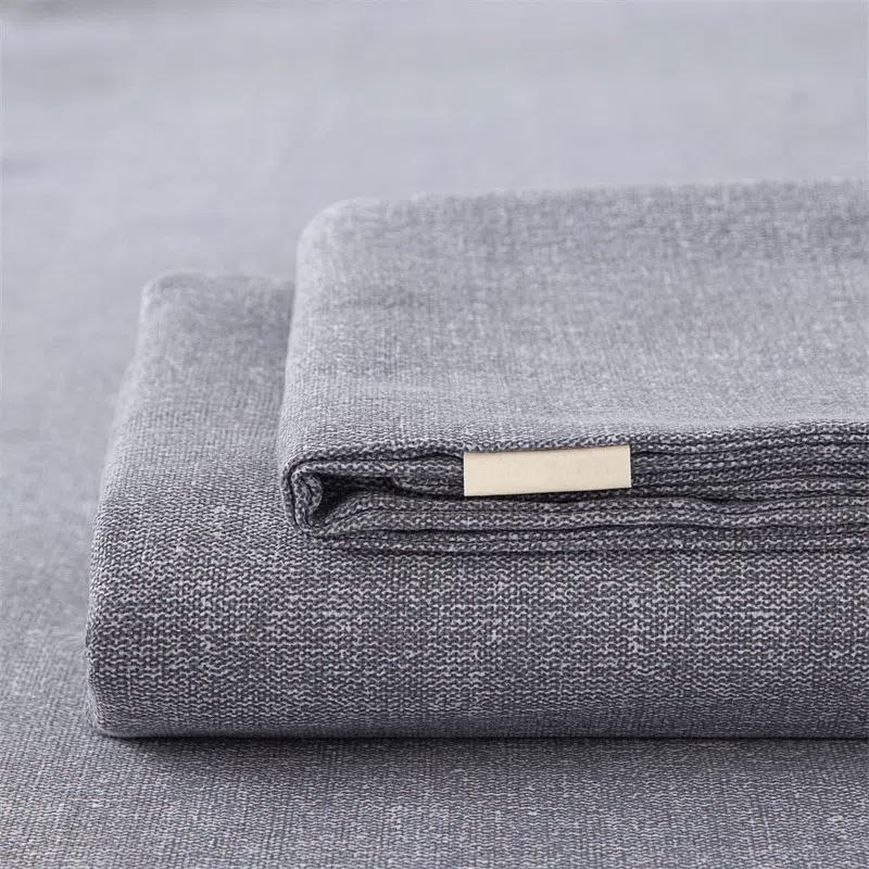 

Комплект товстих простирадл з чистої бавовни, 3 предмети, комплект простирадл повного та полуторного розміру, постільна білизна для гуртожитку з наволочками, м яка, зручна, міцна 2.4m