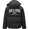 Skechers Klassieke Sportserie Losse Comfortabele Donsjas Unisex Bovenkleding Koolzwart P424U042-0018