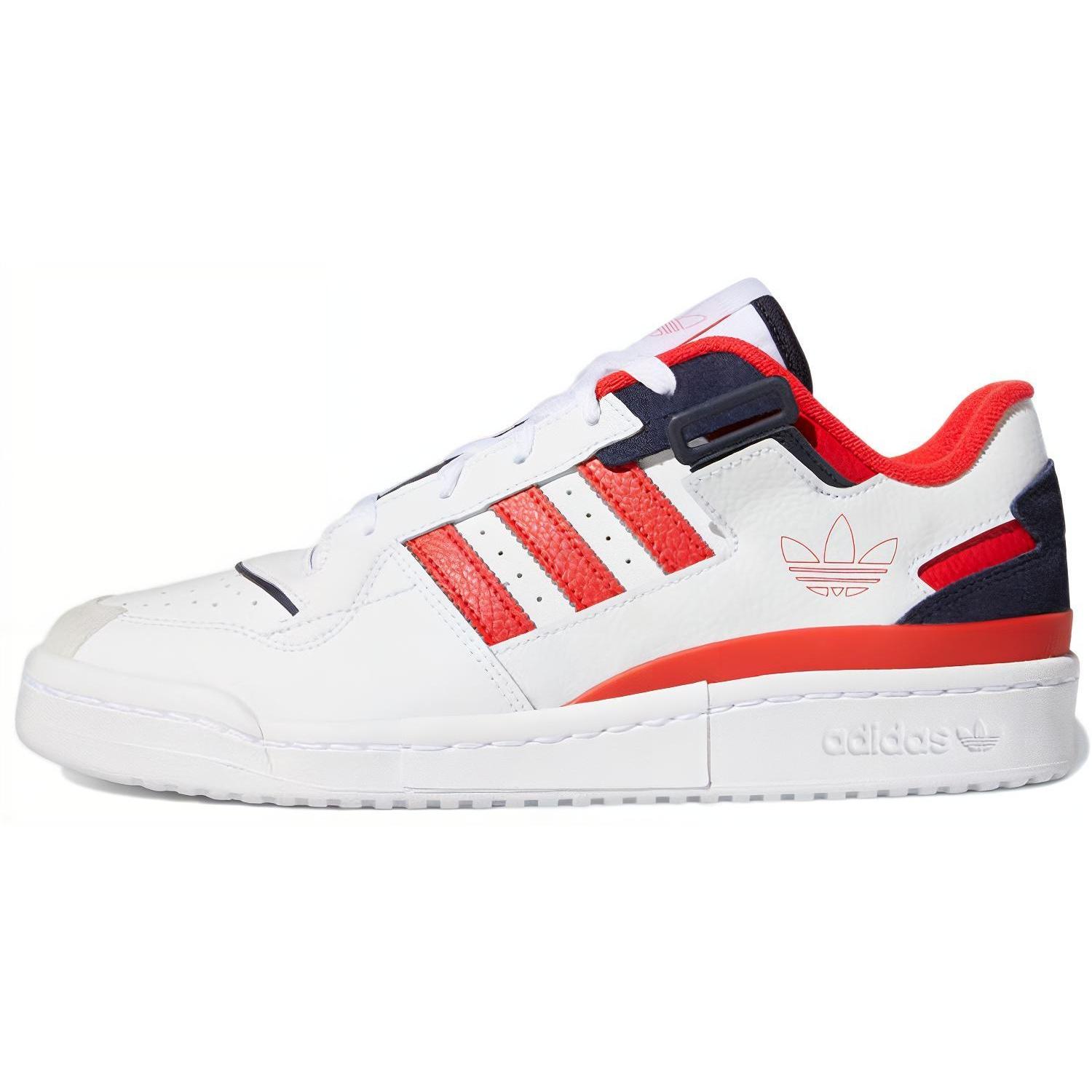 adidas Forum Exhibit Low Cloud White Red Men s GZ5391 EU 40⅔