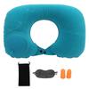 U Shape Pillow Press Inflatable Soft Head Rest Cushion Cervical Protection for Car Office
