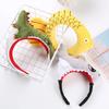 Lovely Animal Headband Unisex Accessories Party Headwear Hair Hoop Cute Wide-brimmed Crocodile Shark Dinosaur Cartoonhair Clip