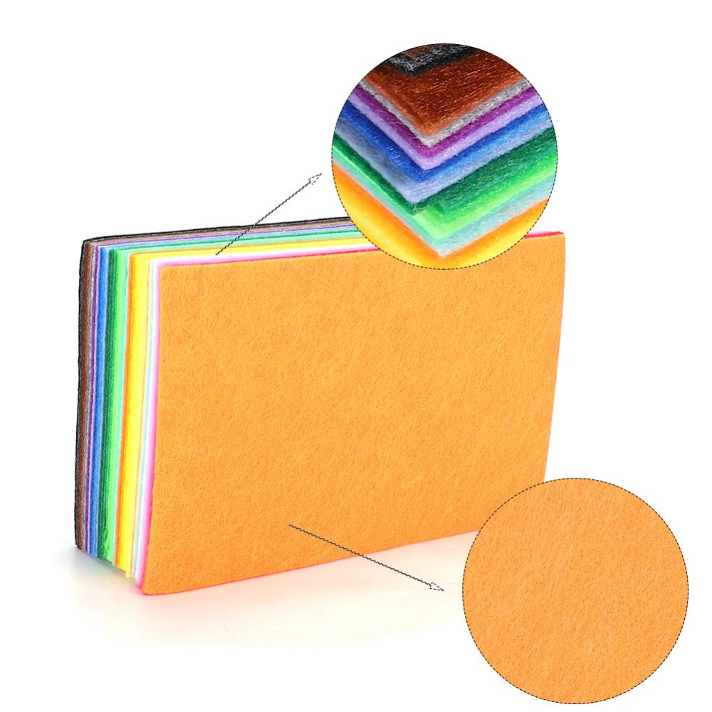 80pcs Soft Felt Cloth Fabric Assorted Colors Nonwoven Felt Fabric DIY Craft Material DIY Crafts