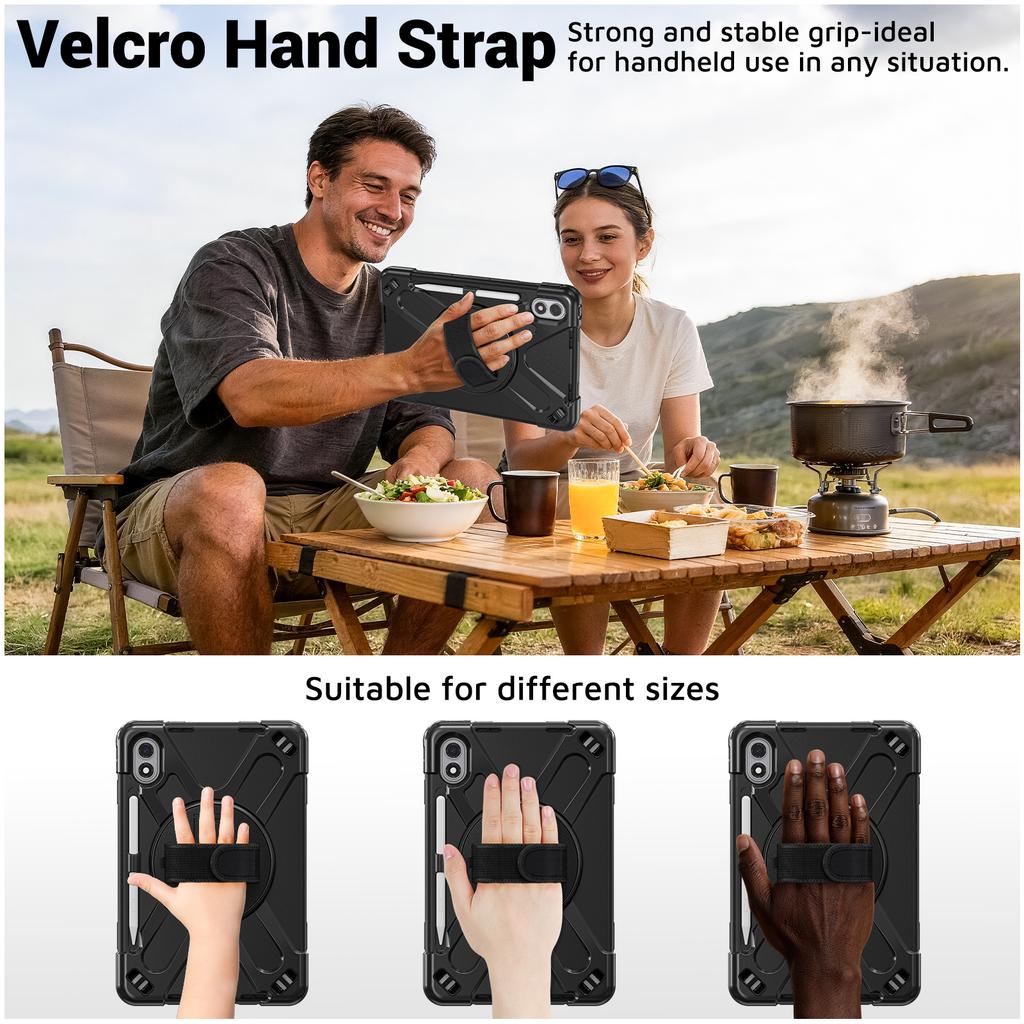 LFOIQN Heavy Duty Shockproof Case For Redmi Pad 2 Pro 12.1 / POCO Pad M1 12.1 Inch Tablet PC Kids Silicon Cover Case