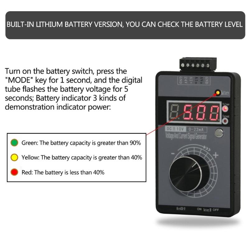 Easy Carry  Signal Source Tester Featuring Digital Display Multifunction Signal Generator for Engineers & Technicians