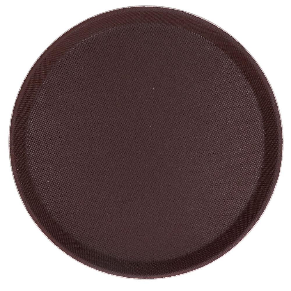 Food Grade Resin Snack Serving Tray Matte Anti-slip Shallow Wide Flat Treat Platter Multiple Size Lightweight Thin Dinner Plate