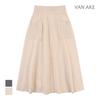 VANAKE Knit Cable Knit Long Skirt_Vb3Yksmv01Z