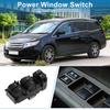 Power Window Switch No.35750T6DH11 Front Left Driver Side Window Control Switch for Honda Odyssey 2015-2020 Black