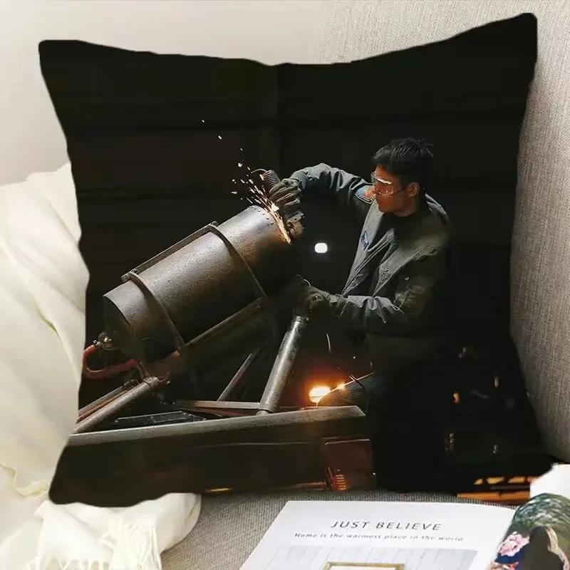 Wang Yibo Yebo Poster Double-sided Printed Pillowcase China Movie Born To Fly Lei Yu Drama Stills Home Car Decor Cushion Cover
