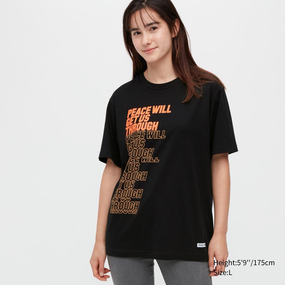 Футболка UNIQLO Shingo Kunieda UT с коротким рукавом и рисунком 09 BLACK/M — фото 2