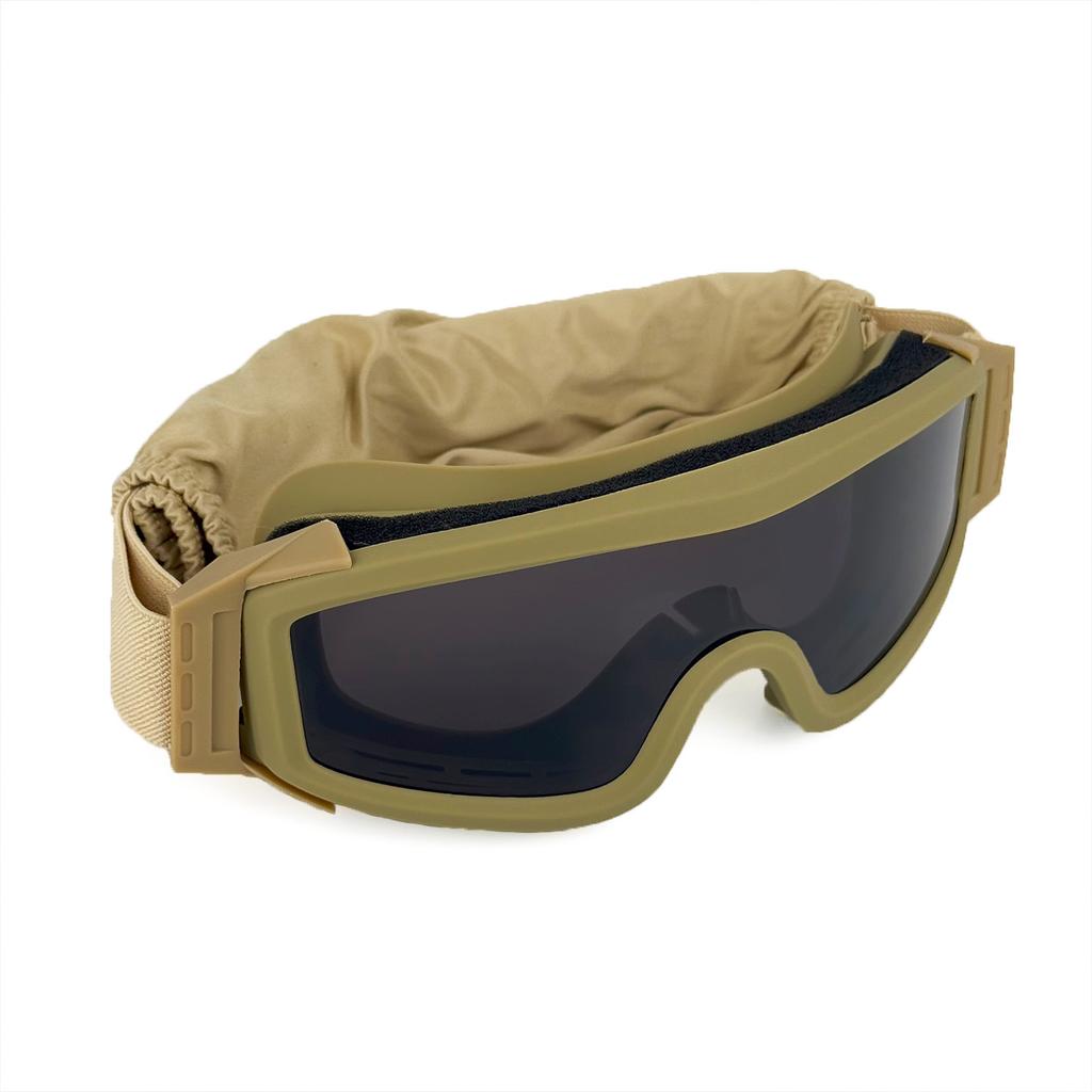 Occhiali tattici per tiro, occhiali per appassionati militari, occhiali sportivi per uomo e donna Set di occhiali CS da esterno per ciclismo