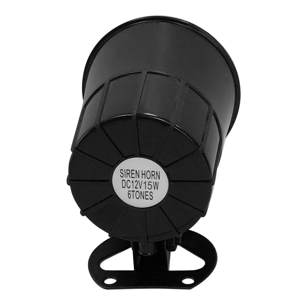 Sirenă de alarmă portabilă, universală, în aer liber, personală, 125 dB, avertizare puternică, ornamente pentru mașină pentru mașină, auto, motocicletă, camion, 12 V 24 V