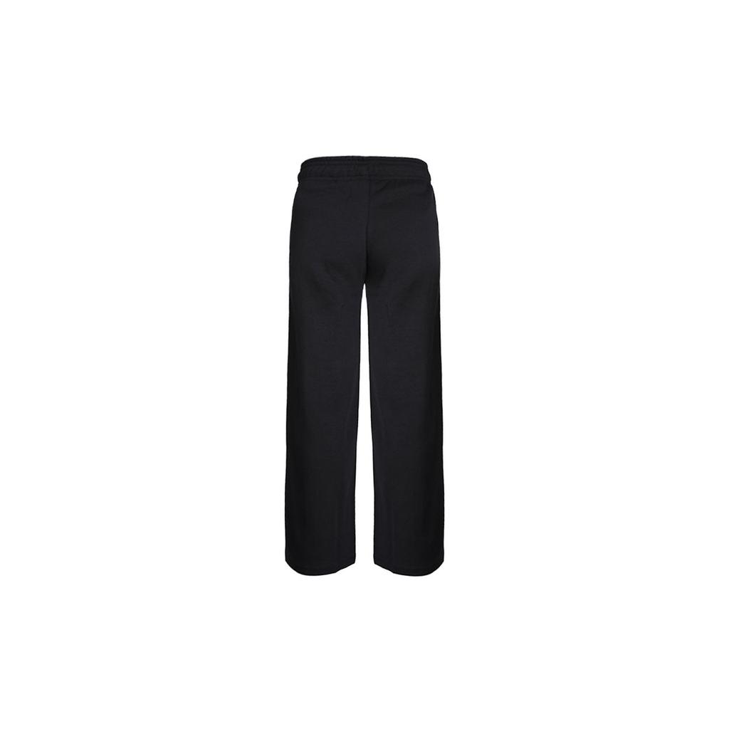 Nike Sportswear Trend Solid High-Waisted Wide-Leg Fleece Sports Pants Women Pants Black CU6157-010