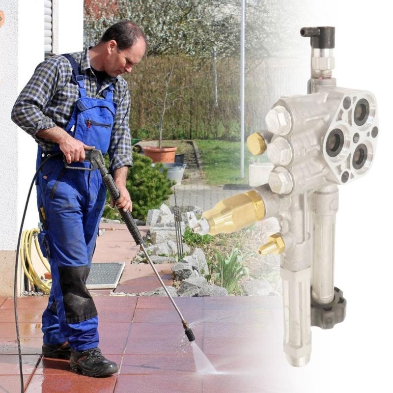 Enkel installation Aluminiumpump Huvudmontering Högt Vattentryck För SMRMW2.2G26 Och Kompatibla Högtryckstvättsystem