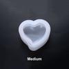 Silicone World 3D Heart Candle Silicone Mold Letters Epoxy Resin Mold DIY Crafts Aromatherapy Gypsum Soap Mold Home Decoration