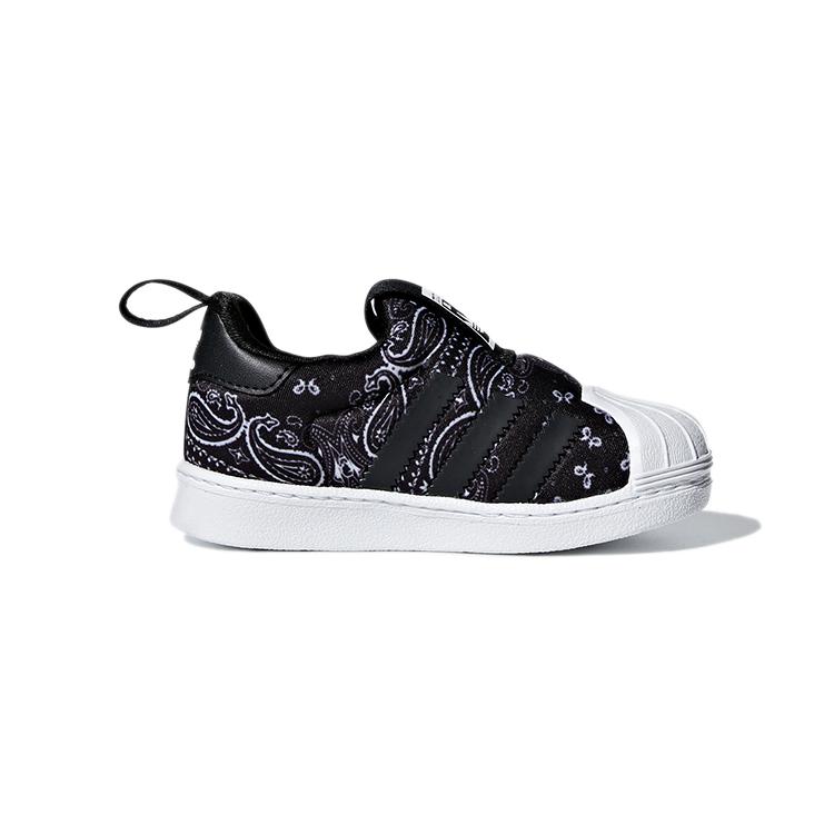 adidas Originals SUPERSTAR 360 I Casual Low Top Skateboard Shoes Carbon Black Infant And Toddler F97631