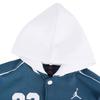 Jordan Jacket Casual Comfortable Hooded Kids Jackets Blue White HQ7075-366
