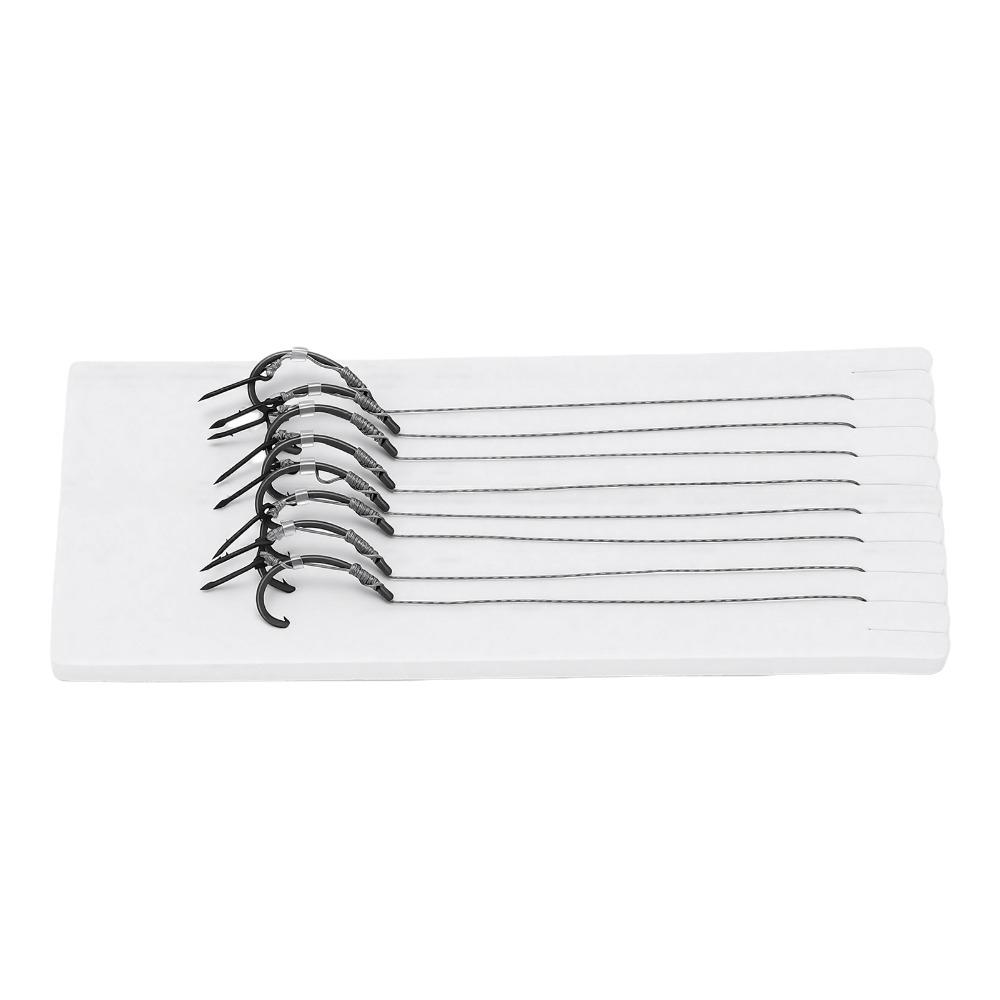 Barbed European Lure Feeder Rig Nylon Carp Fishing Hooks  Freshwater Fishing