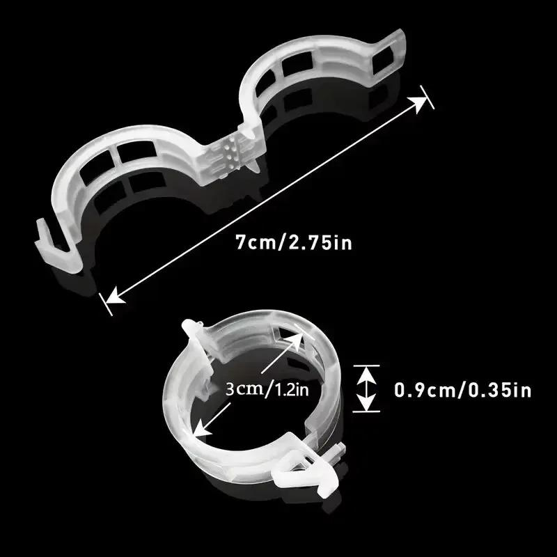 Garden Plant Clips Supports Reusable Plastic Fixing Vine Tomato Stem Grafting for Vegetables and Fruits In Orchard Tools
