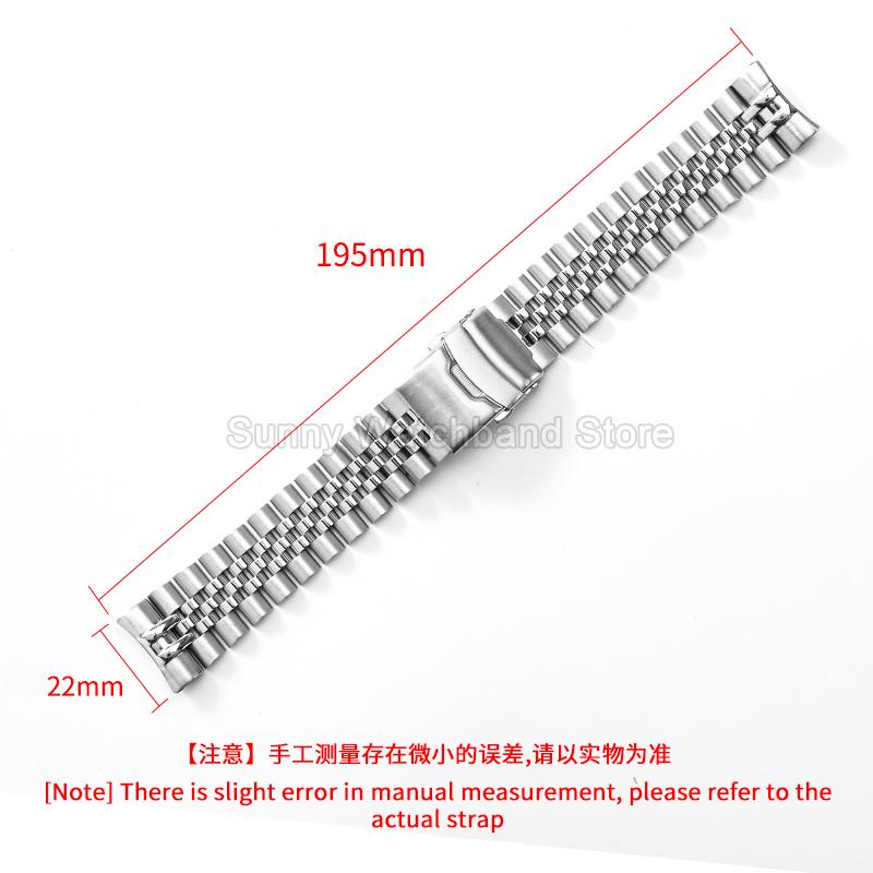 Gebogene Schnittstelle Exquisites Edelstahl-Uhrenarmband 22 mm für Seiko Turtle Serie SRP777J1SRPE99K1 Stahl-Uhrenarmband Langlebig