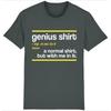Funny Genius Shirt A Normal Shirt But with Me In It Meme T Shirt Women's Men Gif Tee Short Sleeve Top