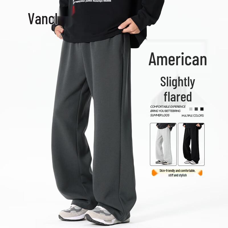 VANCL Men s Heavyweight American Micro-Flared Casual Sweatpants 2XL