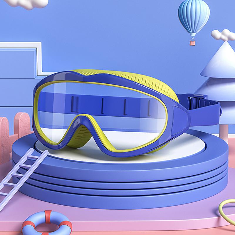 1Pcs Boys Girls Professional Diving Goggles Glasses Children Swimming Goggles Caps Waterproof Anti-fog Big Box
