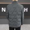 Men's 90% Down Winter Lapel Jacket - Warm, Windproof & Lightweight