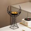 Arab Styles Moon Tower Metal Incenses Burners for Decorative Use Muslims Islamic Party Supplies Aromatherapies Furnace