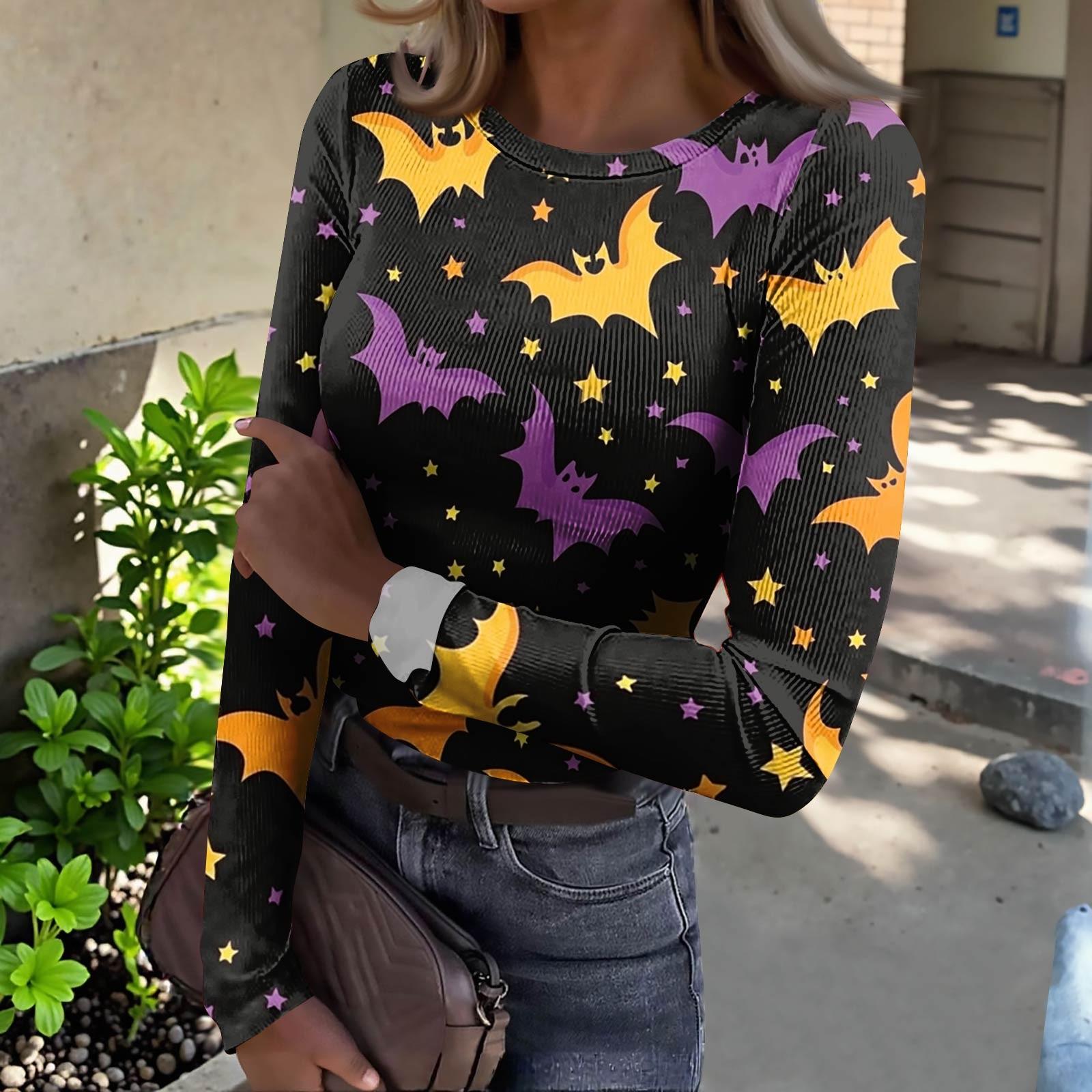 

Женская футболка с облегающим низом, модная повседневная с градиентным принтом, пуловер с круглым вырезом и длинными рукавами L жёлтый