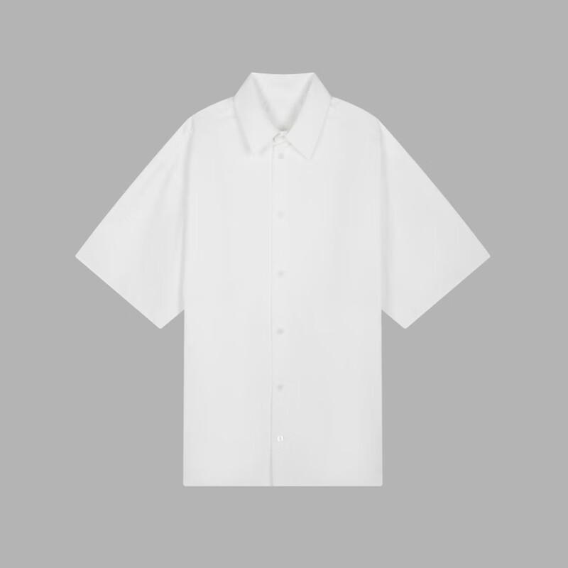 CROQUIS Chemise à Manches Courtes et Col pour Homme Coupe Ample en Coton