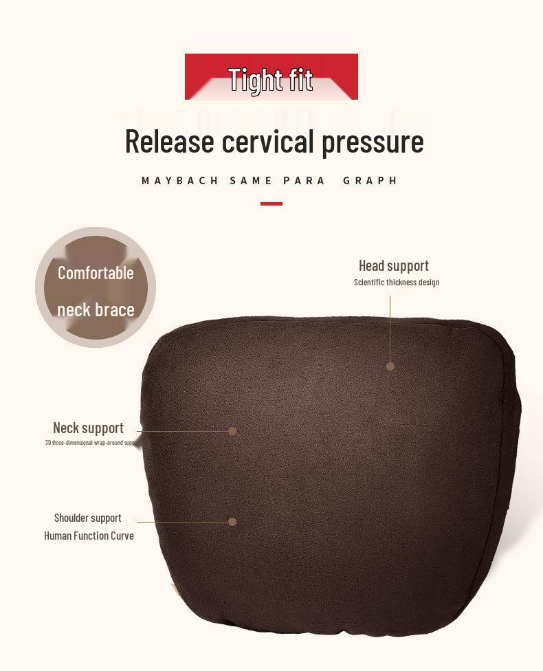 Mercedes-Benz Maybach Car Headrest & Lumbar Support Pillow Pair