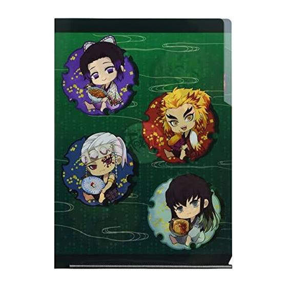 Demon Slayer: Kimetsu no Yaiba Mogumogu Pillar Gyugyutto Clear File 3 Pockets