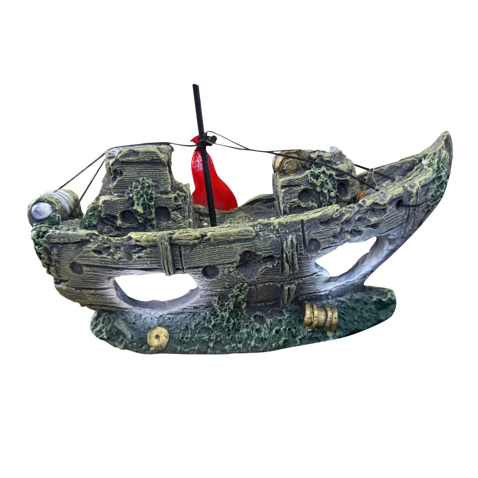 

Ландшафтный дизайн аквариума смола украшение для аквариума One Size зелёный