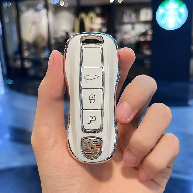 For Porsche Key Case Paramela Panamera Cayenne Buckle Macan911 Case