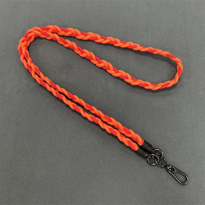 1Mm Polyester Woven Mobile Phone Lanyard Color Strap Rope Badge Camera Key Crossbody Diagonal Cross Hanging