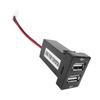 Car Charger Dual USB Charging Adapter 12V 2.1A USB Charging Wired Portable Socket