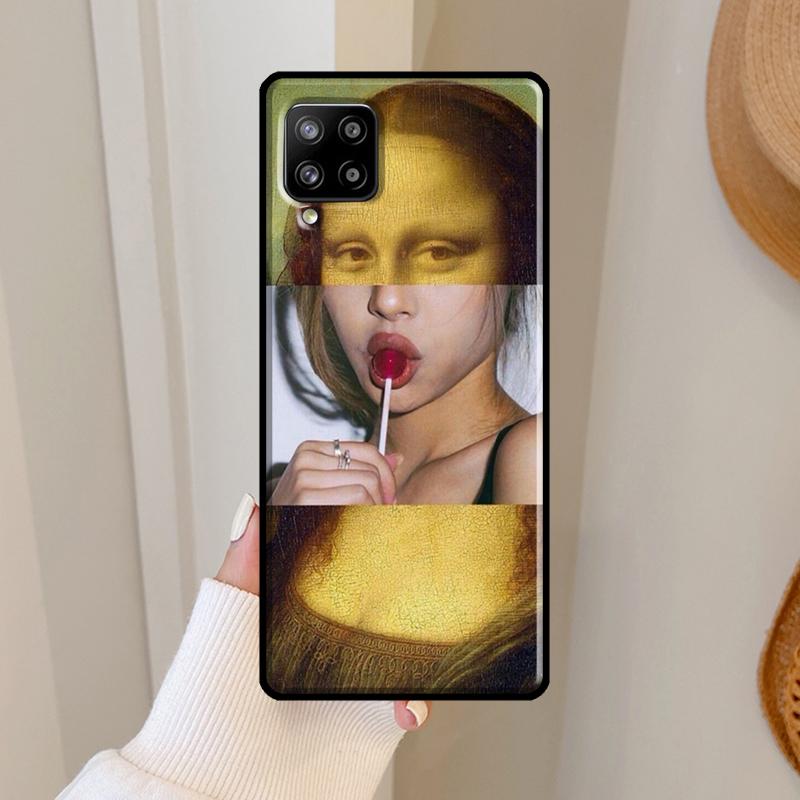 Leonardo da Vinci Mona Lisa Art Case For Samsung Galaxy A06 A05 A16 A26 A36 A56 A33 A32 A52 A15 A53 A13 A34 A54 A14 A35 A55