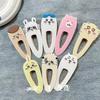 New Jiyi Rakko Acrylic Hairpin Hachiware Usagi Momonga Squirrel Chestnut Head Cute Cartoon Duckbill Clip Student Girl