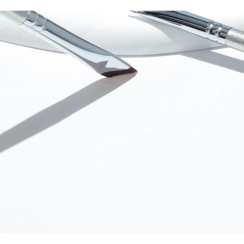 Showroom - Set of 3: Angled Eyebrow Makeup Brush + Eyeliner Brush