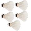 5PCS Durable Feather Badminton Balls Shuttlecocks for Outdoor Indoor Training