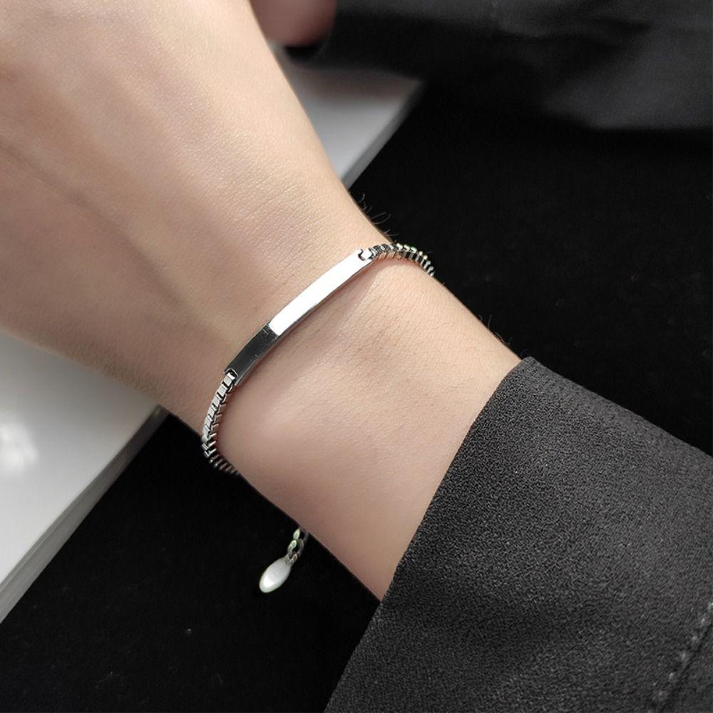 2Pcs Classic Simple Couple Bangle Adjustable Hand Bracelet Jewelry  Christian Gifts