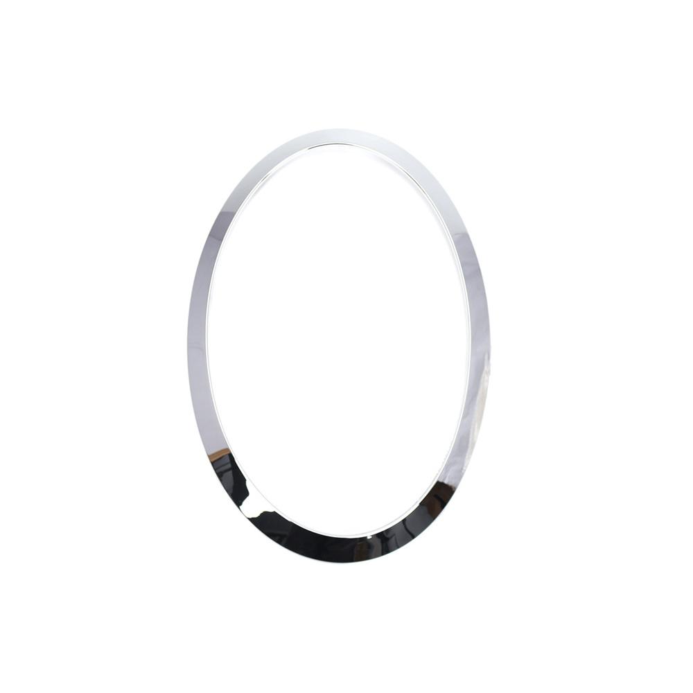 Pair ABS Chrome Headlight Ring Trim Bezel For 2014-2021 Mini Cooper F55 F56 F57