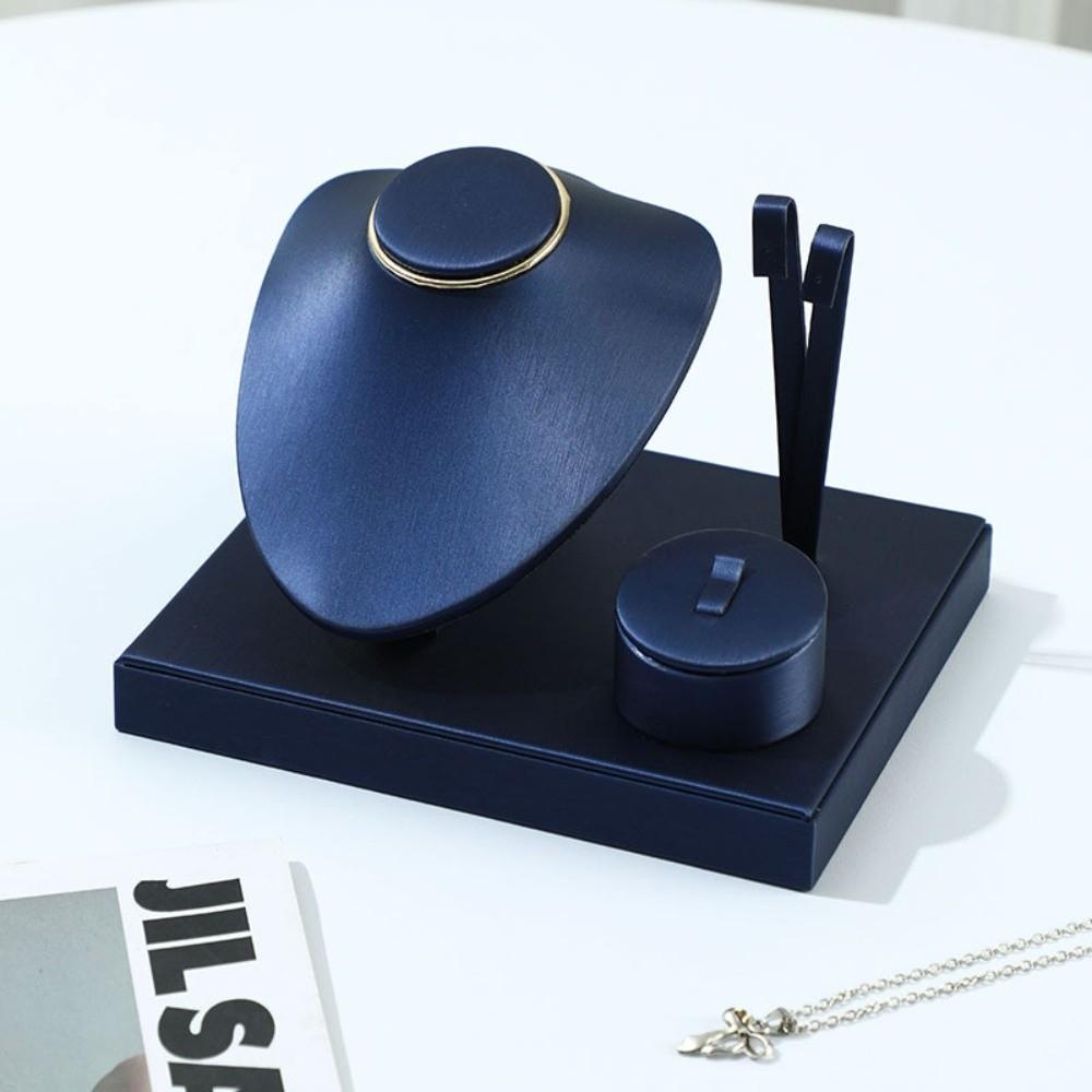 PU Leather Combination Set Jewelry Rack Multi-purpose Counter Showcase Props  Photography