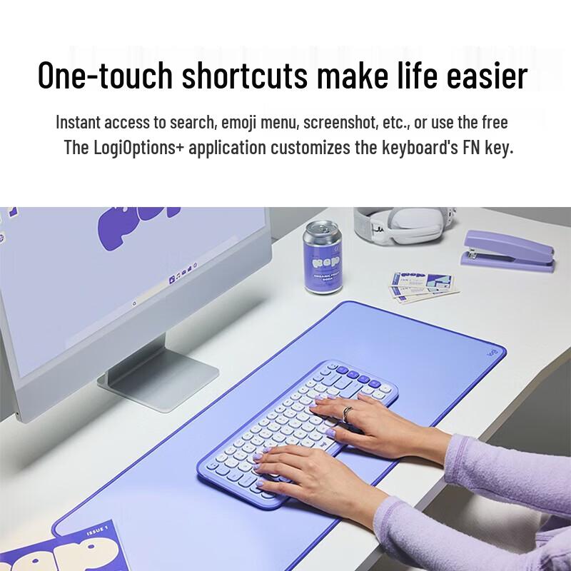 Logitech G POP ICON KEYS AI Wireless Bluetooth Keyboard