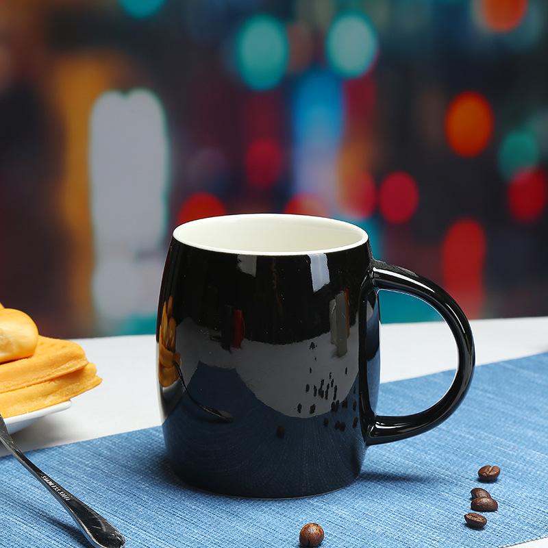 Wine Barrel Ceramic Cup, Mug, Creative Cup, Coffee Cup, Water Cup, Practical Gift Advertising Cup Customization