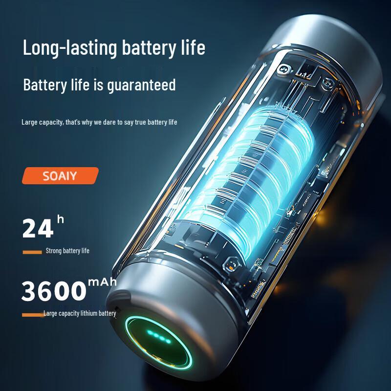 SOAIY SA-X21 Portable Karaoke Speaker with Dual Microphones