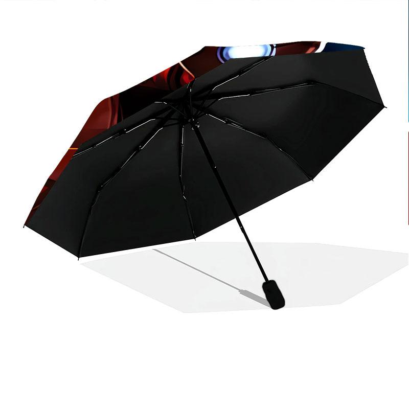 The Iron Man Sunny Day Umbrella Is A Portable, Semi-automatic Folding Umbrella, Making It The Perfect Gift Family and Friends.